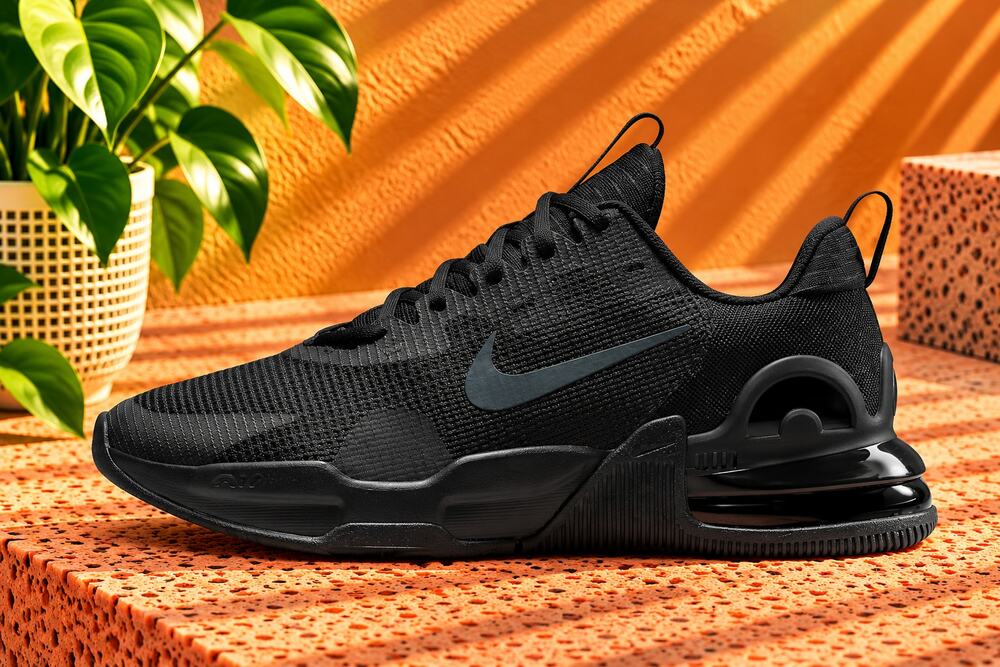 NWT Nike Men's Air Max Alpha Trainer 5 Workout Shoes Black Grey Size 9